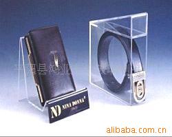 供應亞克力皮具展示架 有機玻璃制品 圖